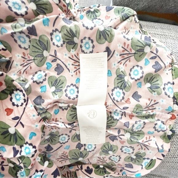 Boden Viola Pink Green Floral Print Long Sleeve V-Neckline Boho Top Blouse 10 - Picture 8 of 8